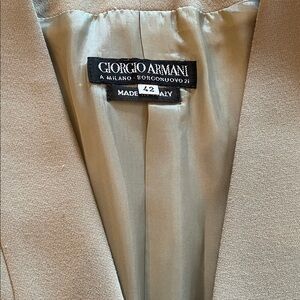 Georgia Armani vintage gray wool jacket, size 42